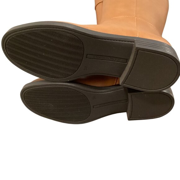 Bandolino Womens ROMI Knee HIgh Boots Size 5 NWB Natural Leather - Picture 8 of 8